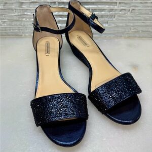Alex Marie Shimmering Midnight Sandals